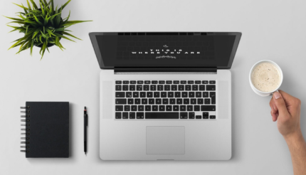 Webinar laptop desk